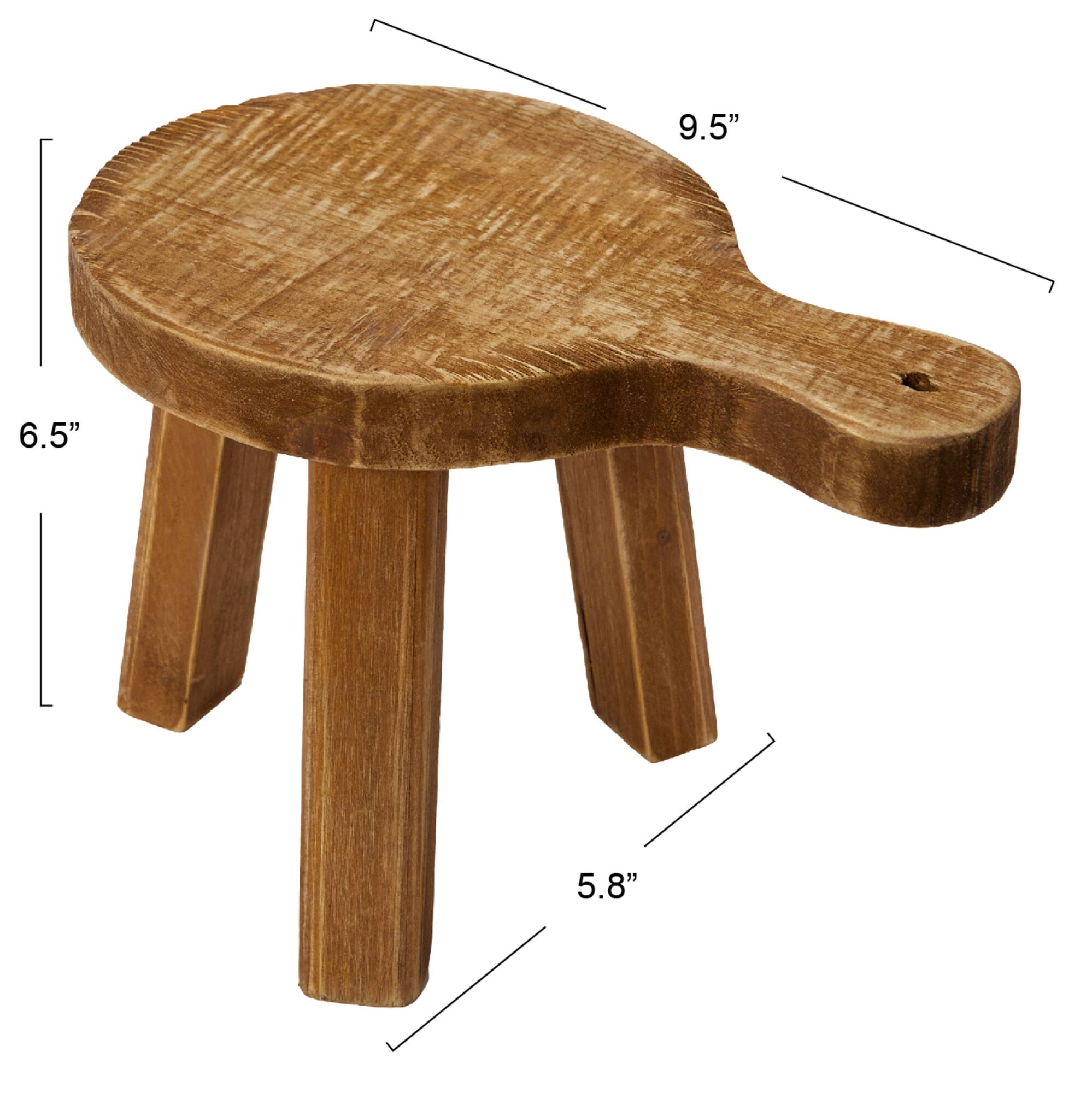 Hello Honey® 9.5" Fir Wood Pedestal